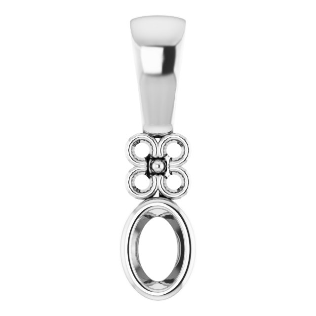 Bezel-Set Accented Pendant