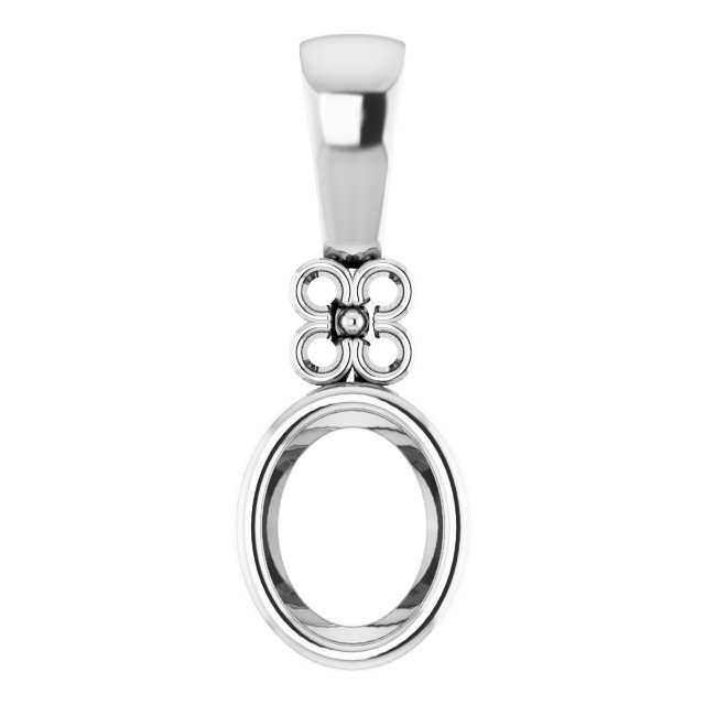 Bezel-Set Accented Pendant