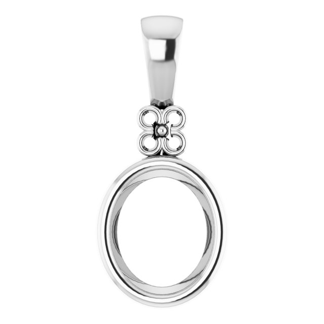 Bezel-Set Accented Pendant