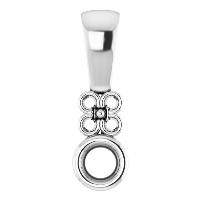 Bezel-Set Accented Pendant