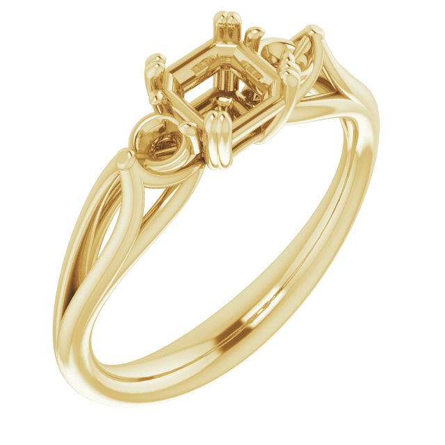 Three-Stone Engagement Ring