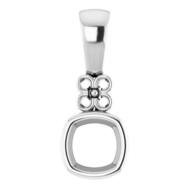 Bezel-Set Accented Pendant