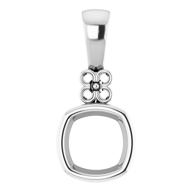 Bezel-Set Accented Pendant