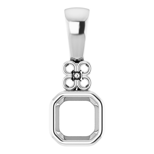 Bezel-Set Accented Pendant