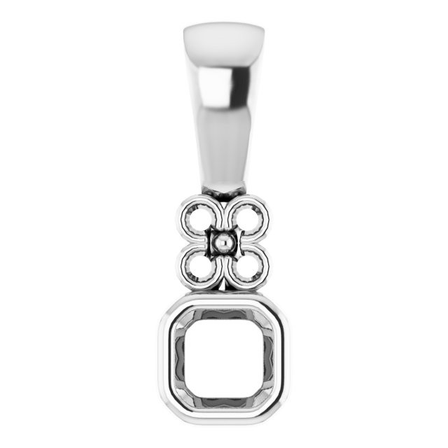 Bezel-Set Accented Pendant