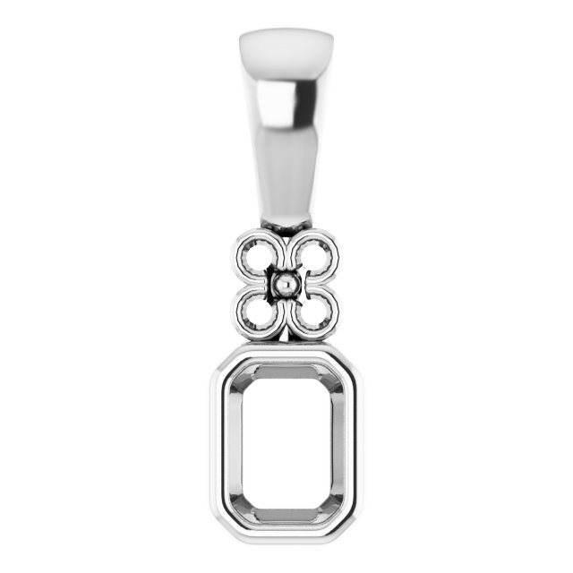 Bezel-Set Accented Pendant