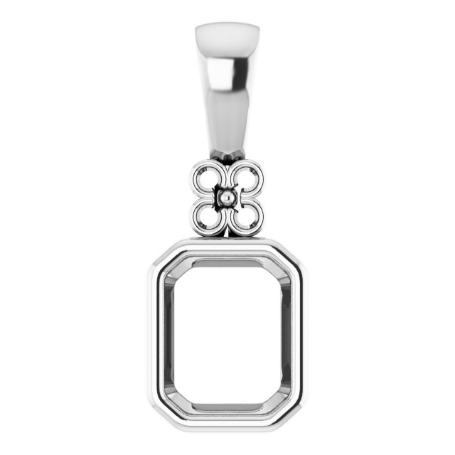 Bezel-Set Accented Pendant