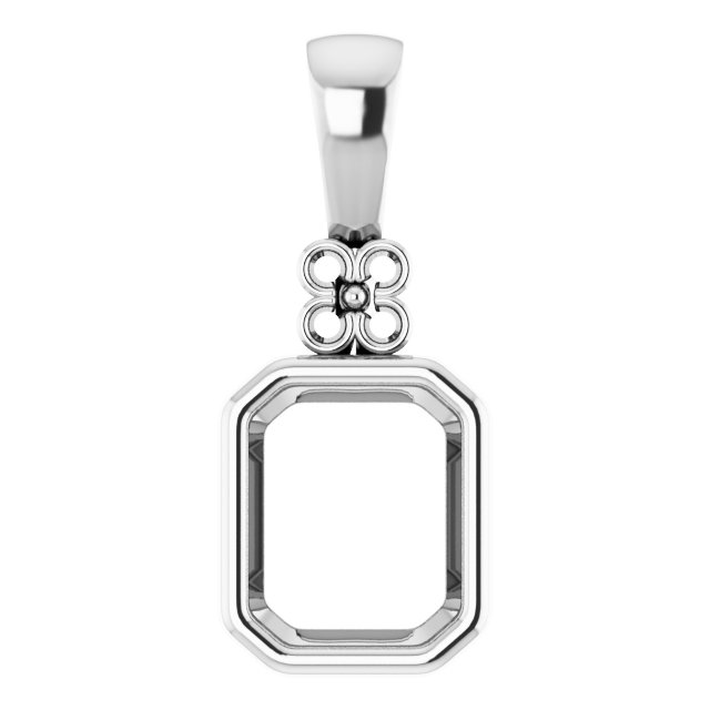 Bezel-Set Accented Pendant