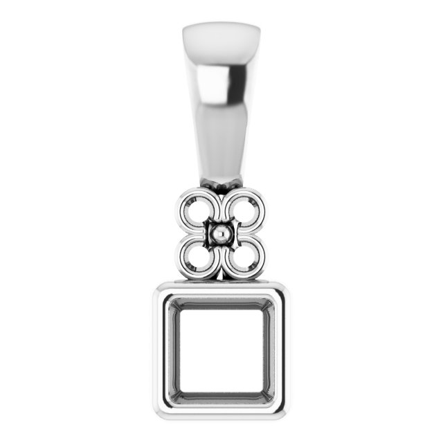 Bezel-Set Accented Pendant