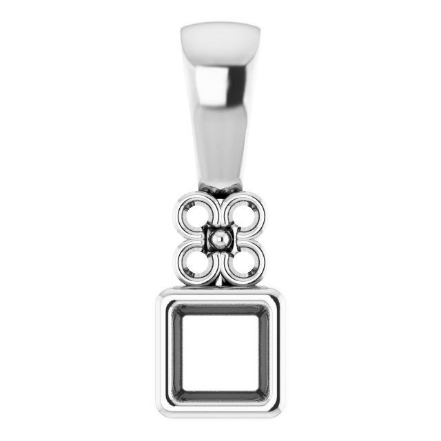 Bezel-Set Accented Pendant