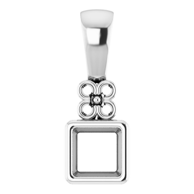 Bezel-Set Accented Pendant
