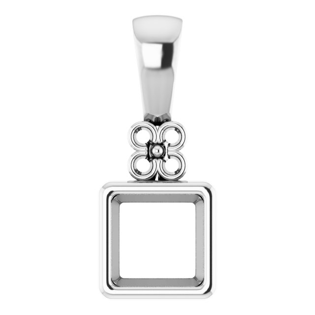Bezel-Set Accented Pendant