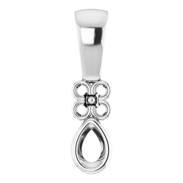 Bezel-Set Accented Pendant