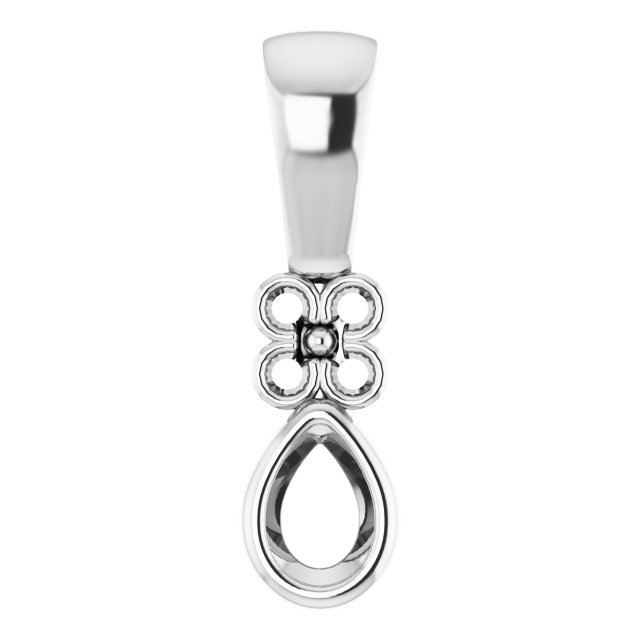 Bezel-Set Accented Pendant