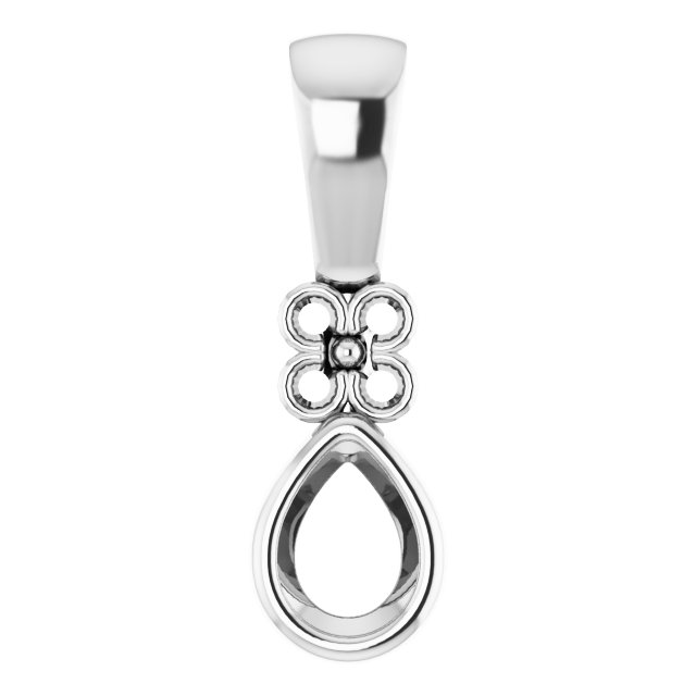 Bezel-Set Accented Pendant