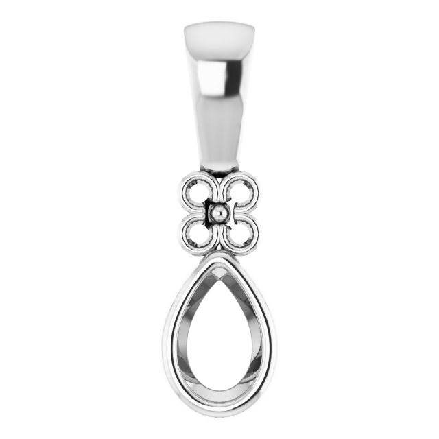 Bezel-Set Accented Pendant