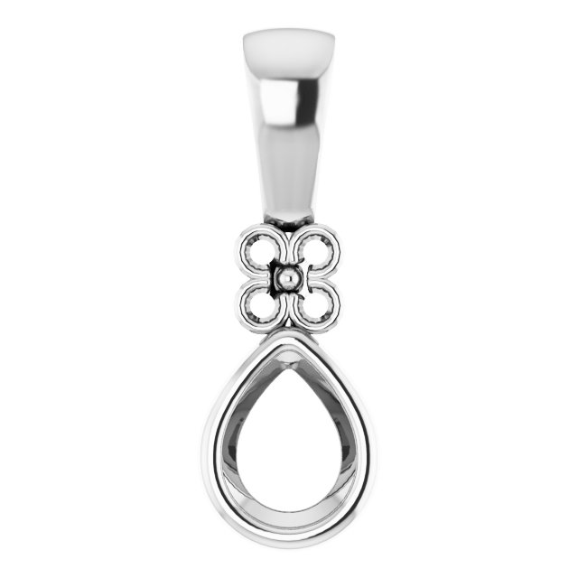 Bezel-Set Accented Pendant