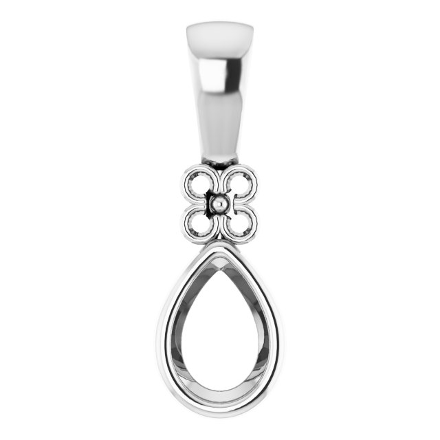 Bezel-Set Accented Pendant