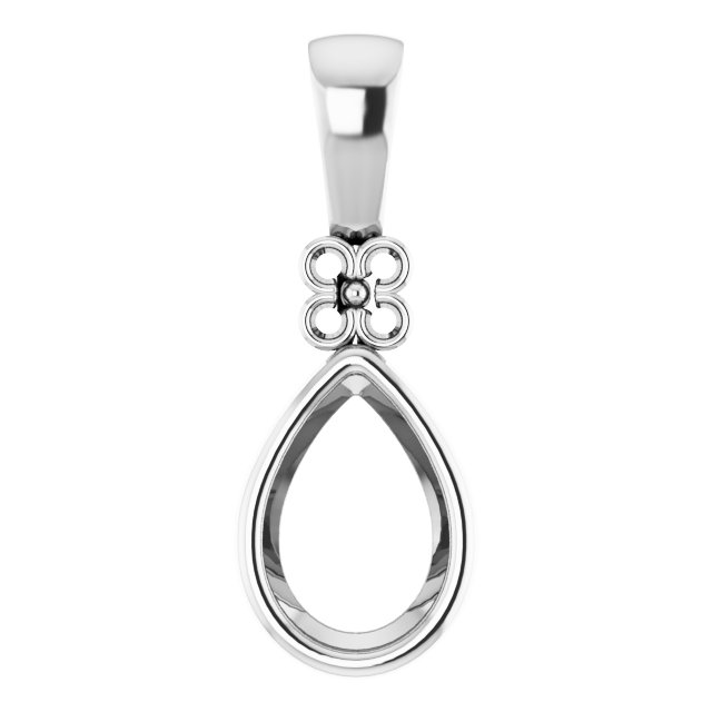 Bezel-Set Accented Pendant
