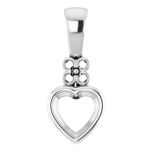 Bezel-Set Accented Pendant