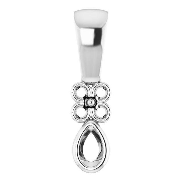 Bezel-Set Accented Pendant