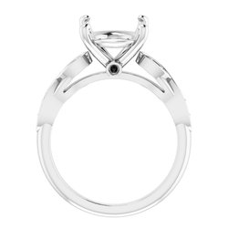 Infinity-Inspired Engagement Ring  
