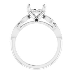 Infinity-Inspired Engagement Ring  