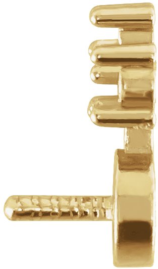 Accented Pearl Earring Setting