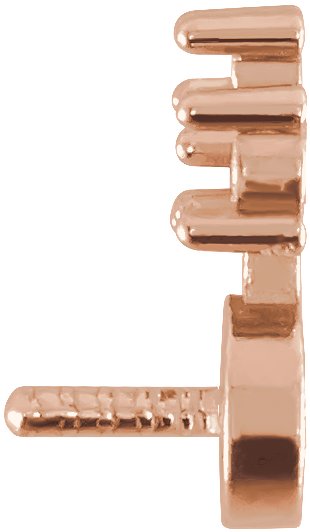 Accented Pearl Earring Setting