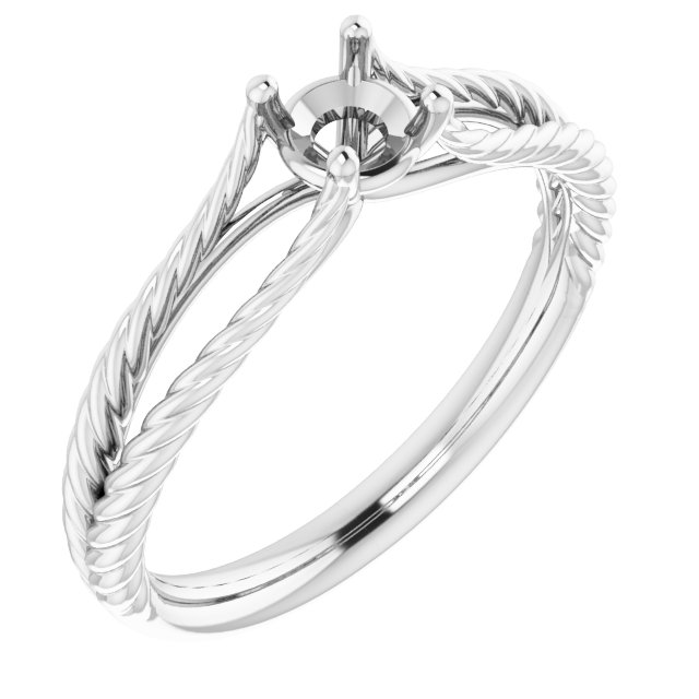 Rope Solitaire Ring