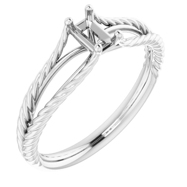 Rope Solitaire Ring