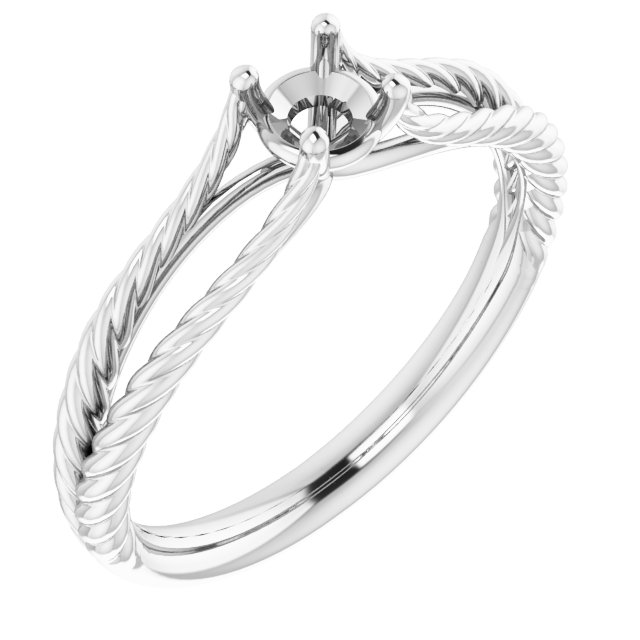 Rope Solitaire Ring