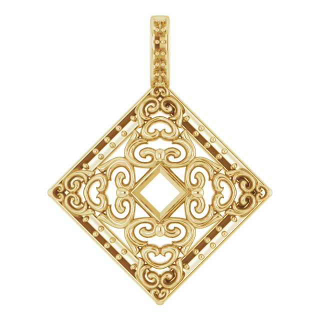 14k Yellow Gold