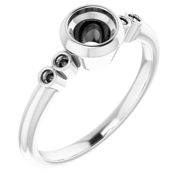 Accented Bezel-Set Ring