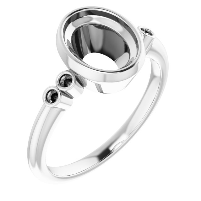 Accented Bezel-Set Ring
