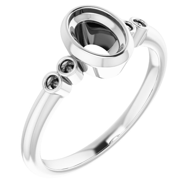 Accented Bezel-Set Ring