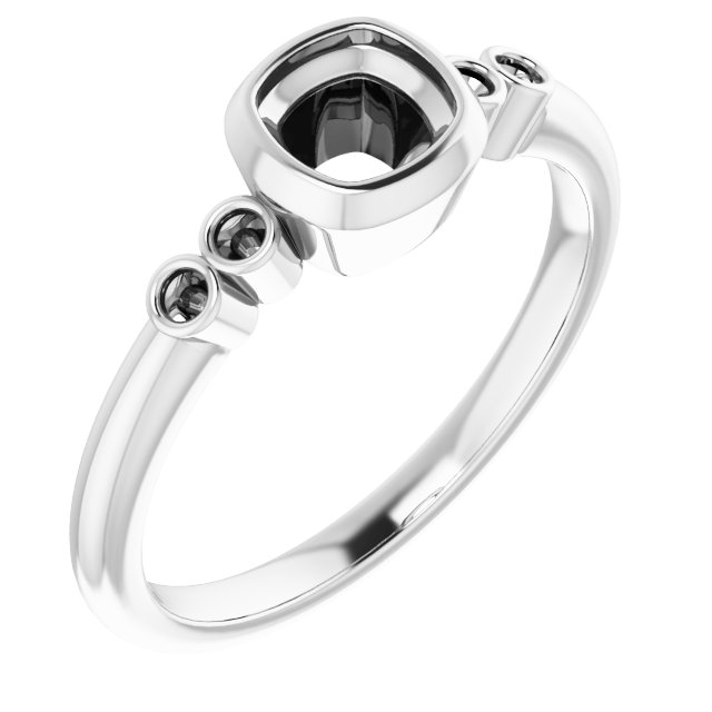 Accented Bezel-Set Ring