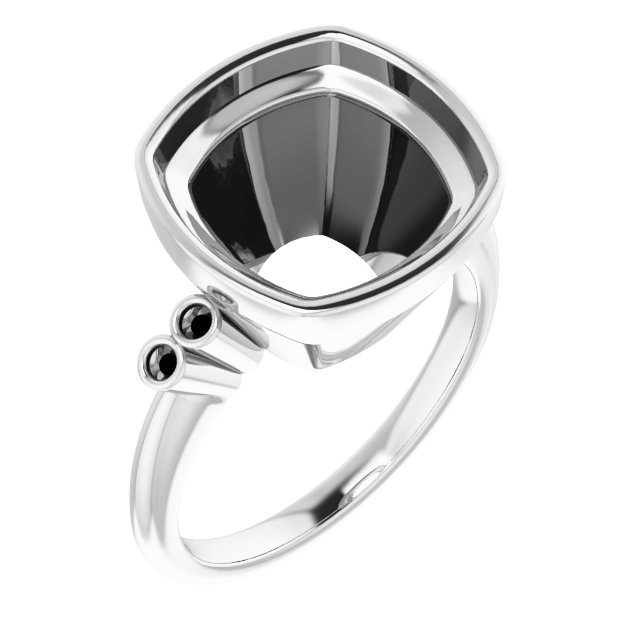 Accented Bezel-Set Ring