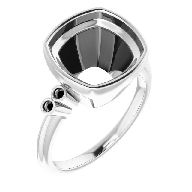 Accented Bezel-Set Ring