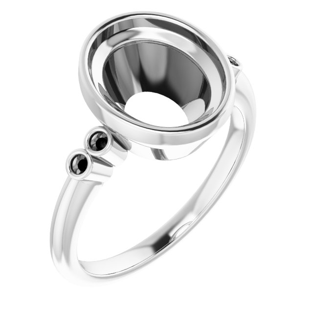 Accented Bezel-Set Ring