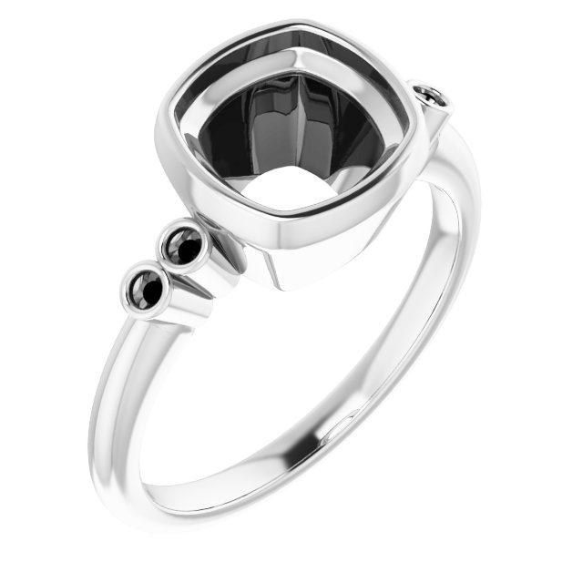 Accented Bezel-Set Ring