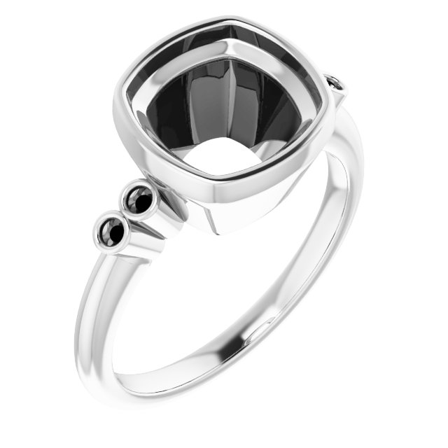Accented Bezel-Set Ring