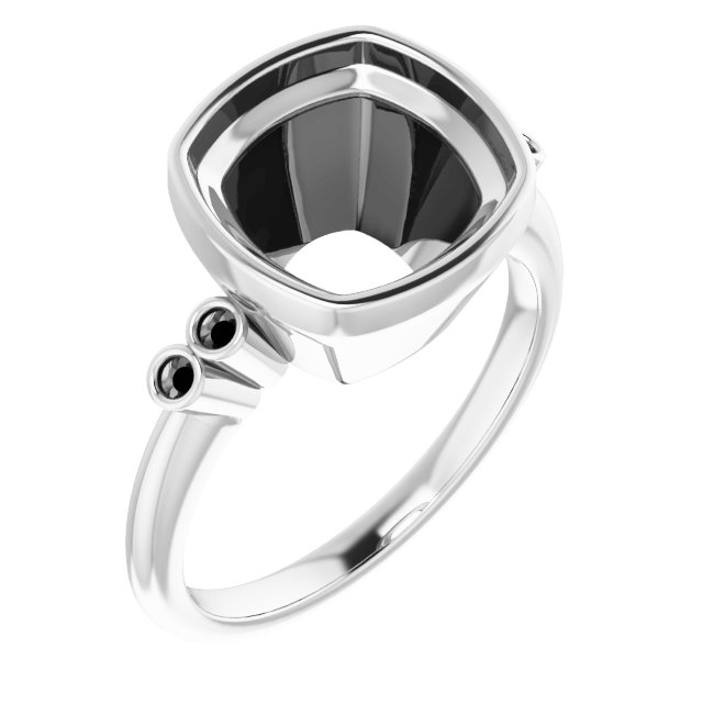 Accented Bezel-Set Ring