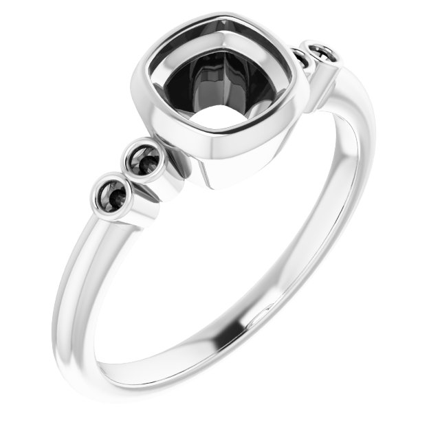 Accented Bezel-Set Ring