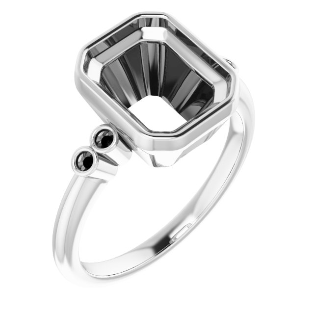 Accented Bezel-Set Ring