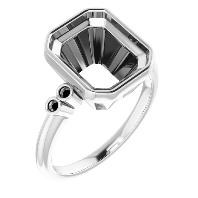 Accented Bezel-Set Ring