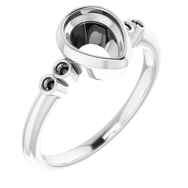 Accented Bezel-Set Ring