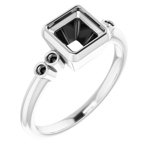 Accented Bezel-Set Ring