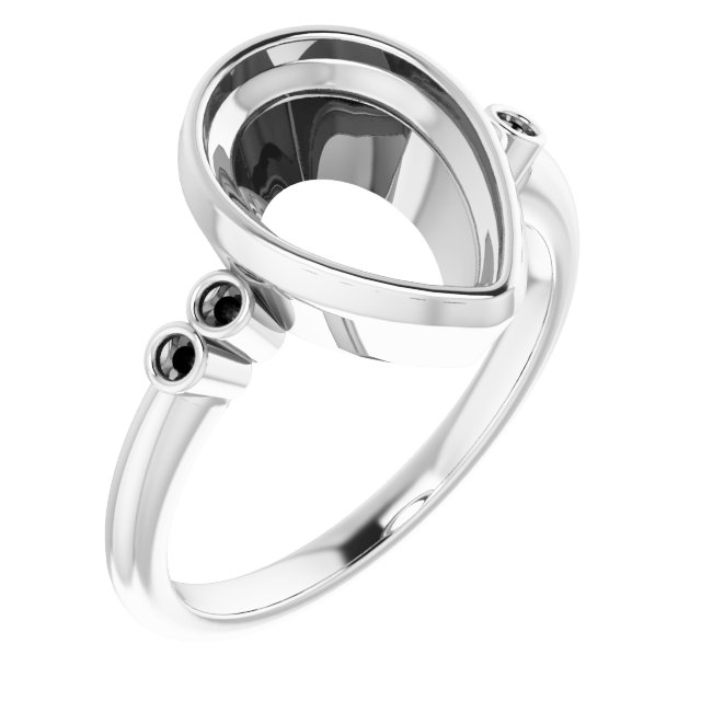 Accented Bezel-Set Ring