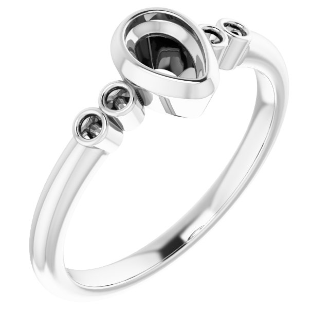 Accented Bezel-Set Ring